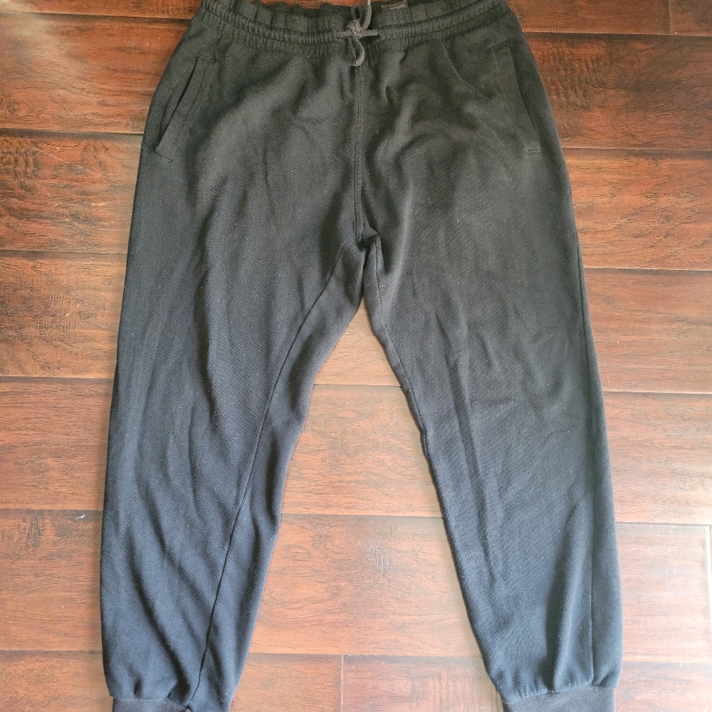 Divided Black Jogger Sweatpants Size L